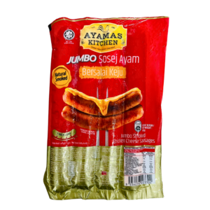 Ayamas Jumbo Smoked Chicken Cheese Sausages 400g