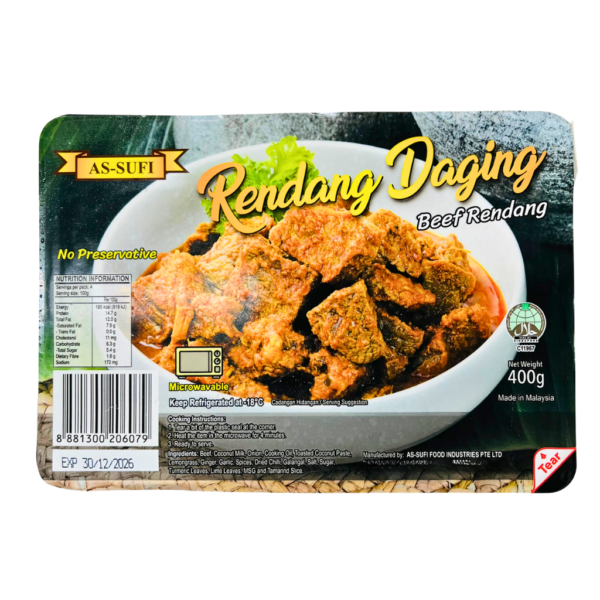As-Sufi Rendang Daging 400g - OurLocalMart