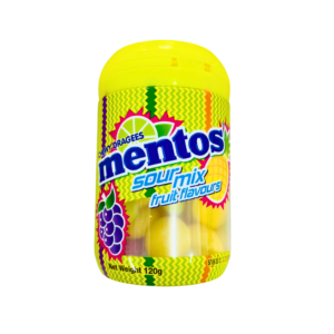 Mentos Bottle 120g - Sour Mix Fruit