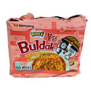 Samyang Hot Chicken Instant Ramen Noodles - Rose 5x140g