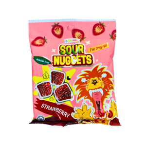 Beardy Sour Nuggets - Strawberry 45g
