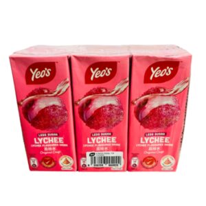 Yeo's Lychee Packet Drink - Less Sugar 6x250ml