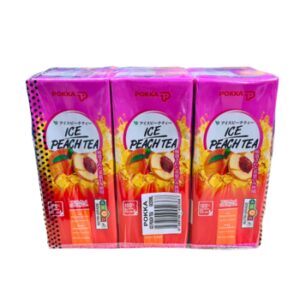 Pokka Peach Tea Packet Drink 6x250ml
